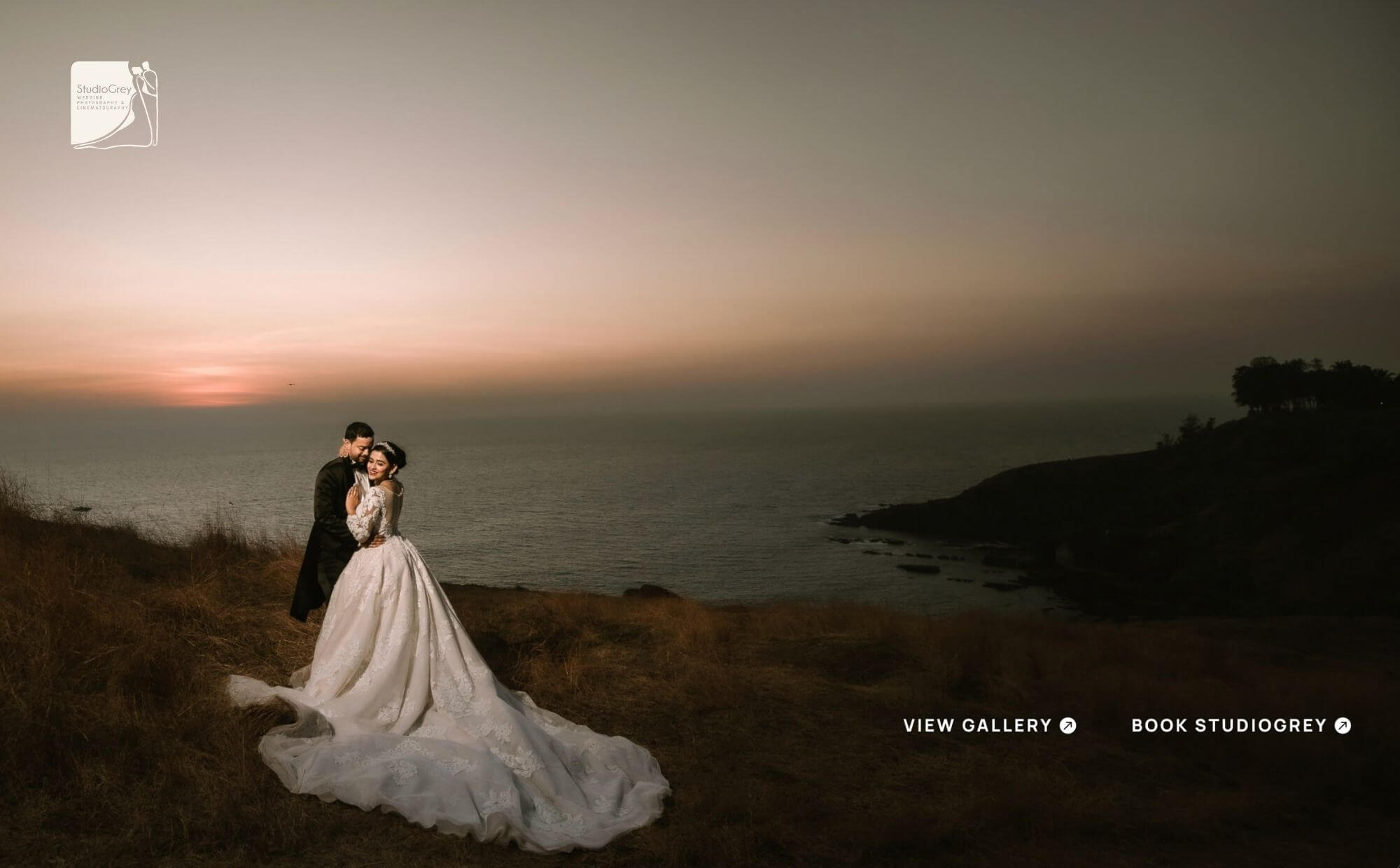 Photography studio website after redesign